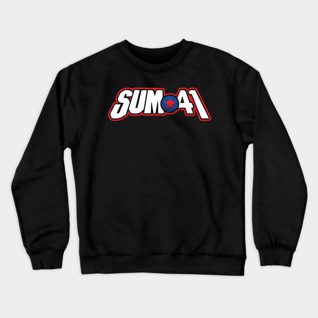 SUM 41 logo Crewneck Sweatshirt by Lula Pencil Art